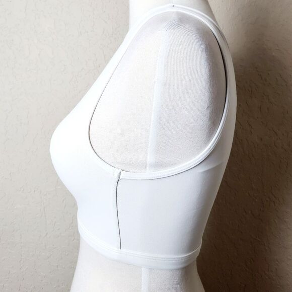 Varley Yoga Sports Bra Mesh Insert White Size XS - Picture 4 of 7